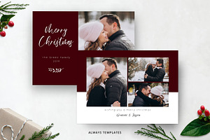 Christmas Card Template CC082