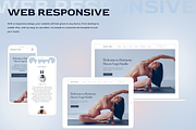 Landing page for Yoga Studio WIX, a Wix Template by Wixify Studio (Thumbnail 7 of 8)
