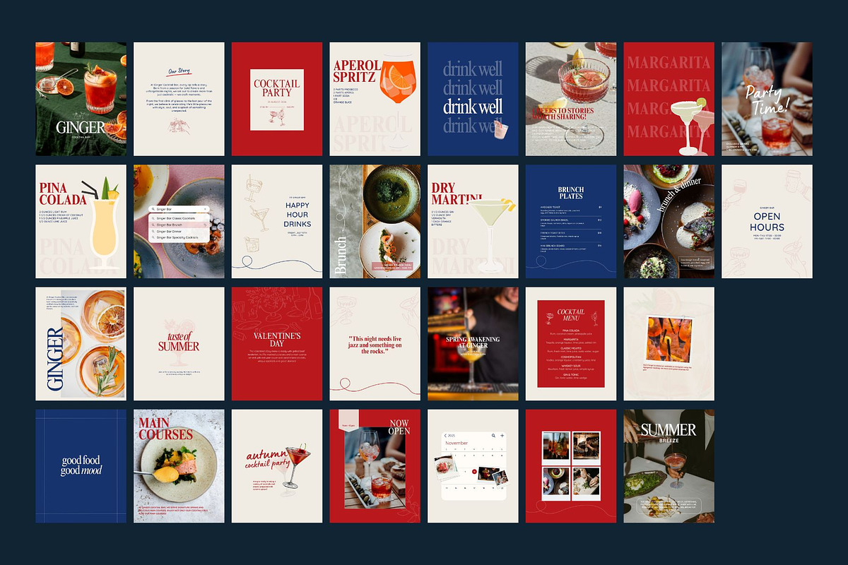 Ginger Bar Templates | Canva preview 6