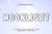 Moonlight | Script Font, a Script Font by Scratchones (Thumbnail 1 of 8)