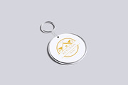 Key Ring Mockup, a Product Mockup by Riel Concept (Thumbnail 2 of 5)