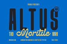 Altus Moritile - Combination Font