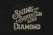 Brighton Typeface & Ornaments, a Font by Fortunes Co (Thumbnail 3 of 7)
