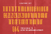 Chillvornia Stamp, a Font by Martype (Thumbnail 11 of 12)