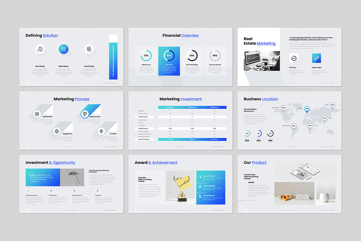 Real-Estate Presentation Template, a Presentation Template by GenerousArt (Photo 4 of 8)