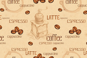 Illustrations Of Coffee And Sweets