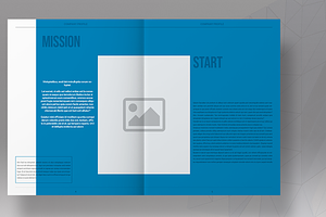 Blue Business Brochure Template