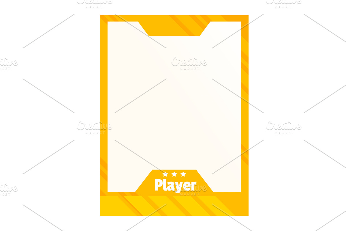 Game sports card template, a Sport Illustration by Things for designers