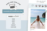 Travel Blog Wordpress Theme Blue, a WordPress Template by Design Pixie (Thumbnail 3 of 9)