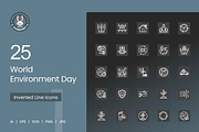 World Environment Day Icons, an Outline Icon by IconBunny (Thumbnail 1 of 2)