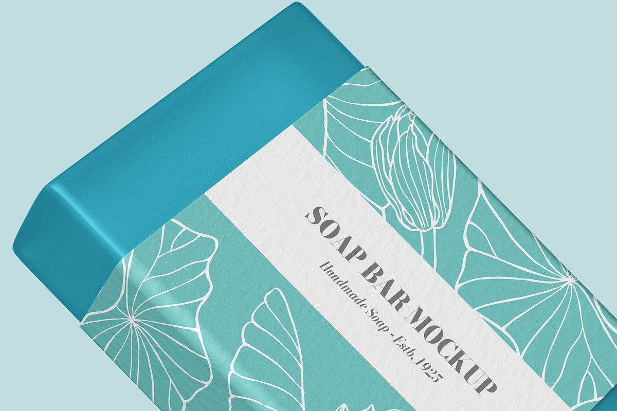 Soap Bar Label Mockup - 6 views, a Packaging Mockup by Illusiongraphic (Photo 15 of 16)