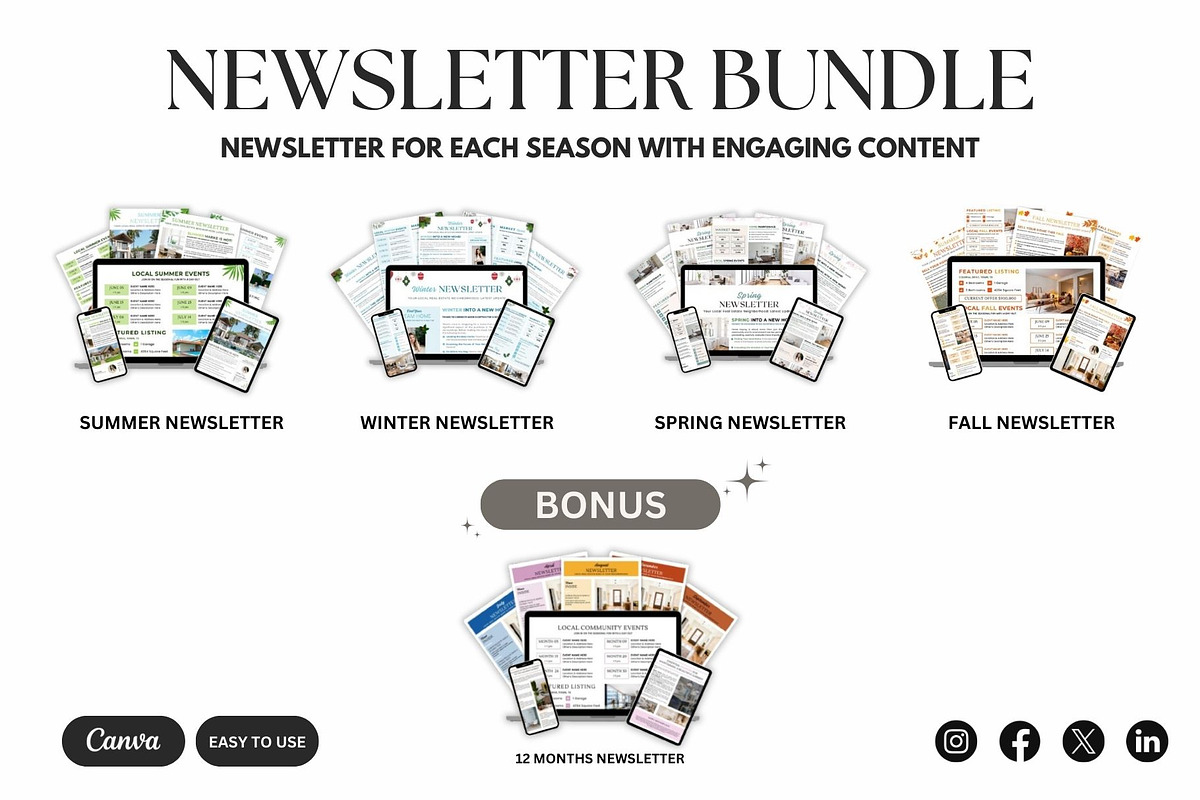 21,500+ Real Estate Canva Templates, a Marketing Template by Studioxhq (Photo 6 of 13)