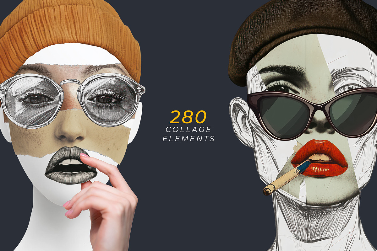 The Face Collage, an Object Graphic by Graphicdome (Photo 4 of 21)