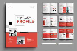 Company Profile Template, a Brochure Template by MightyDesign