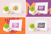 Frame Photo Mockup, a Print Template by Little Jimi Shop (Thumbnail 2 of 5)