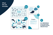 Ocean Marine Animal Illustrations, an Animal Illustration by Annakaroline (Thumbnail 8 of 8)