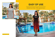 Fashion Female Dress Mockup Set, a Shirt Mockup by Country4k (Thumbnail 3 of 4)