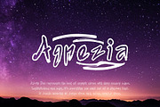 Agnezia - 5 Font styles, a Script Font by Gblack Id (Thumbnail 1 of 7)