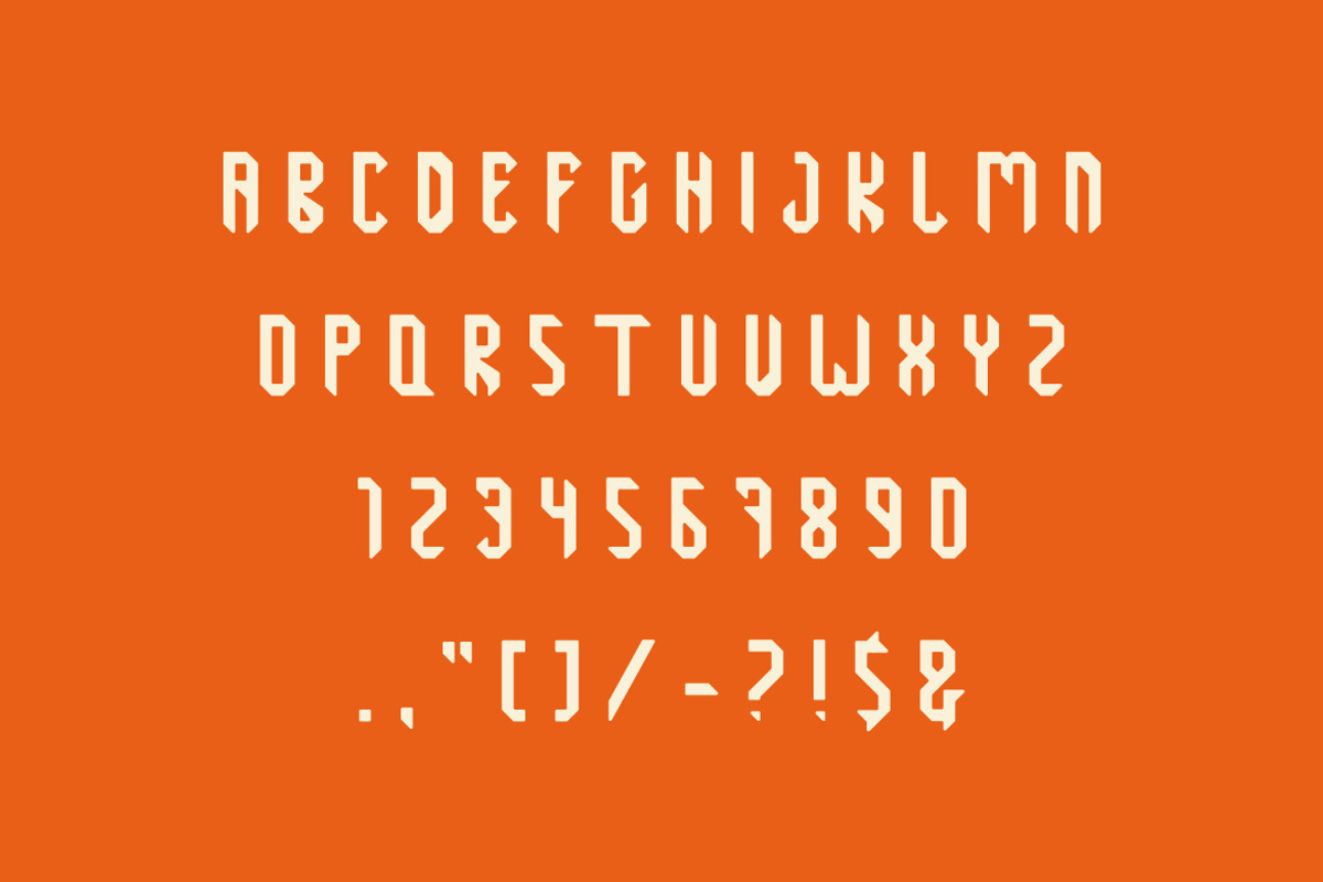 Bageka -Bold and Sharp font, a Sans Serif Font by 3ab2ou (Photo 3 of 3)