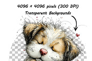 Whimsical Cat Birthday Clipart Set, an Illustration by one-touch (Thumbnail 16 of 16)