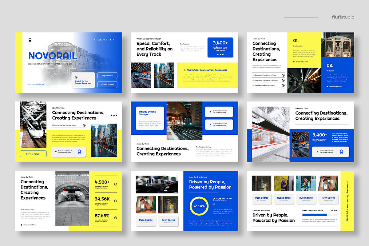 Transportation Train Keynote, a Presentation Template by fluffstudio (Photo 2 of 4)