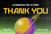 Ampela – Cinematic Sci-Fi Font, a Sans Serif Font by Drizy (Thumbnail 8 of 8)