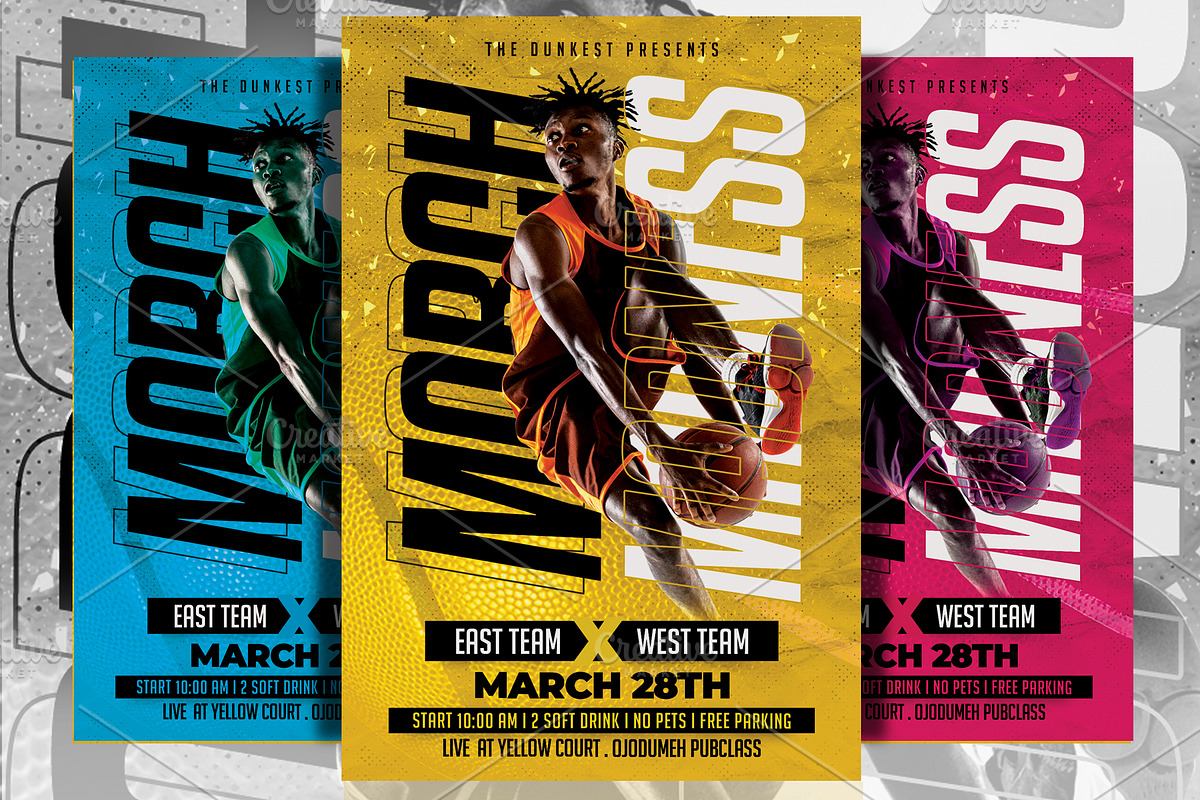Basketball Flyer, a Flyer Template by AyumaDesign (Photo 1 of 3)