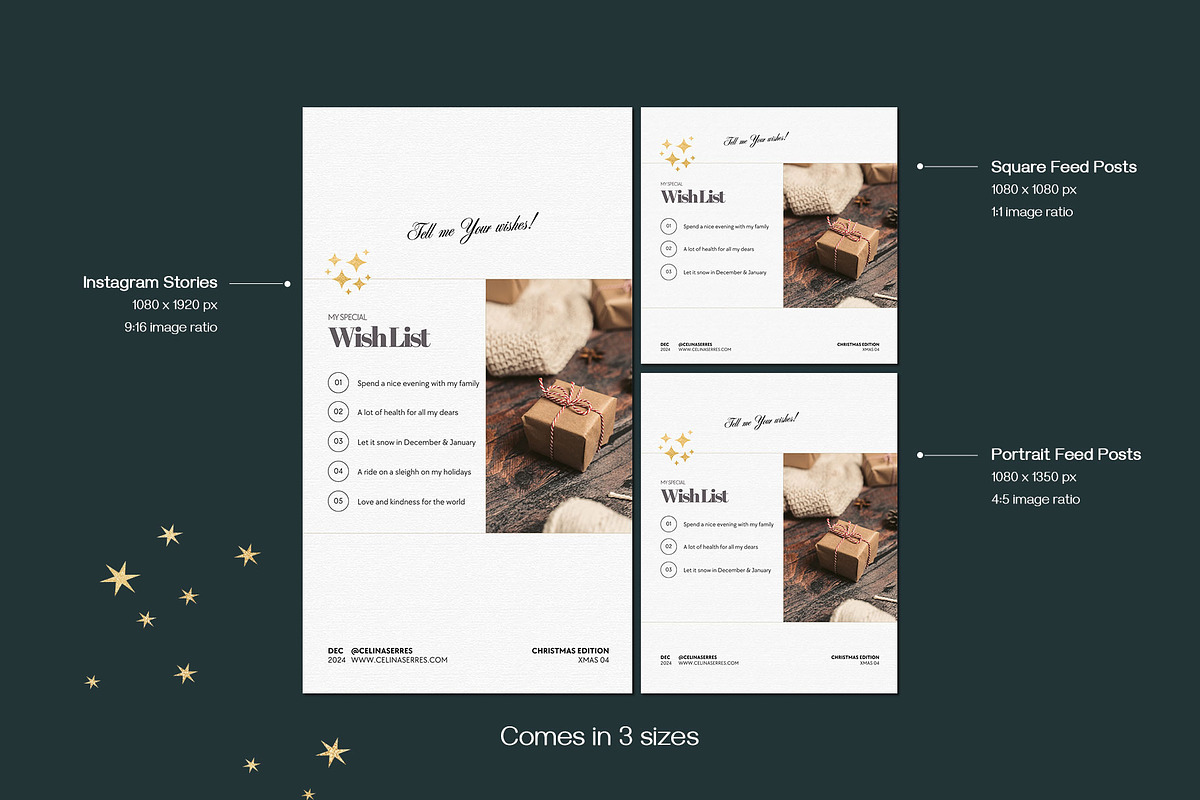 Christmas Social Media Kit - Canva, a Social Media Template by Imagination Area (Photo 8 of 8)