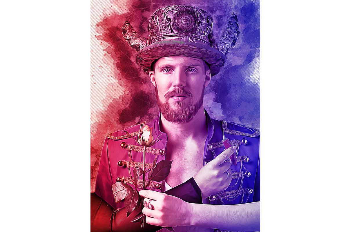 Artistic Oil Painting PS Action, an Action Add-On by Studio Retouch (Photo 9 of 11)