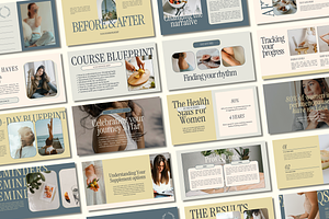Canva Workbook + Slide Deck Bundle