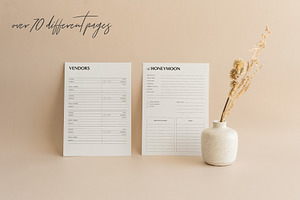 Printable All-in-One Wedding Planner