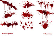 Blood splash. Collection, a Healthcare Illustration by Handmadefont (Thumbnail 2 of 12)