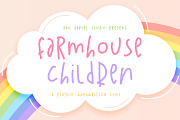 Farmhouse Children, a Font by Abo Daniel Studio (Thumbnail 1 of 7)