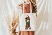Christmas Clock PNG Sublimation, an Illustration by Libby Wishes (Thumbnail 3 of 5)