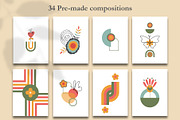 Retro Flower Power Bundle, an Object Graphic by Sofico (Thumbnail 20 of 23)