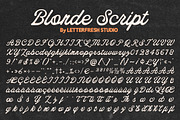Blonde Vintage Duo, a Script Font by Letter Fresh (Thumbnail 12 of 13)