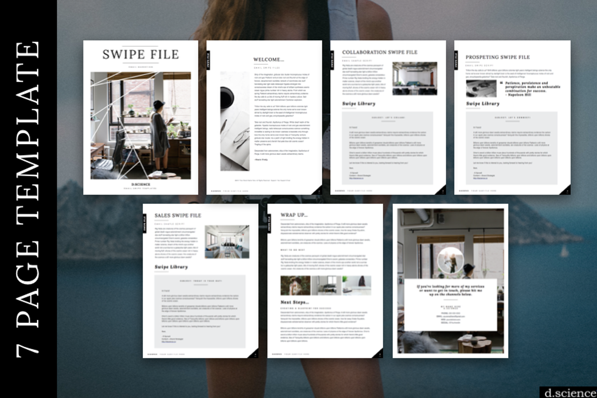 8 Branding Template Kit, a Stationery Template by Template Monkey @dscience (Photo 21 of 24)