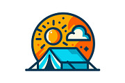 Camping Adventure Icon Set, an Object Graphic by Designs_River (Thumbnail 2 of 13)