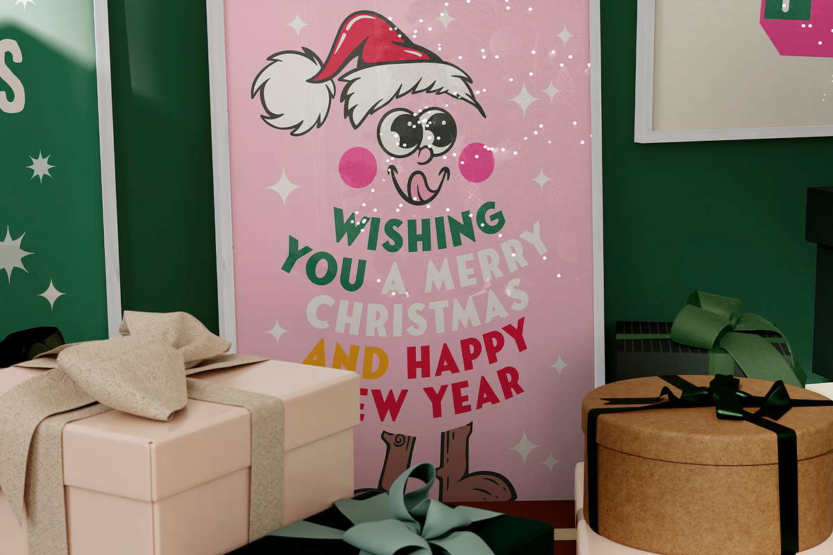 2025 Christmas Posters, a Poster Template by Alina Sh (Photo 4 of 10)