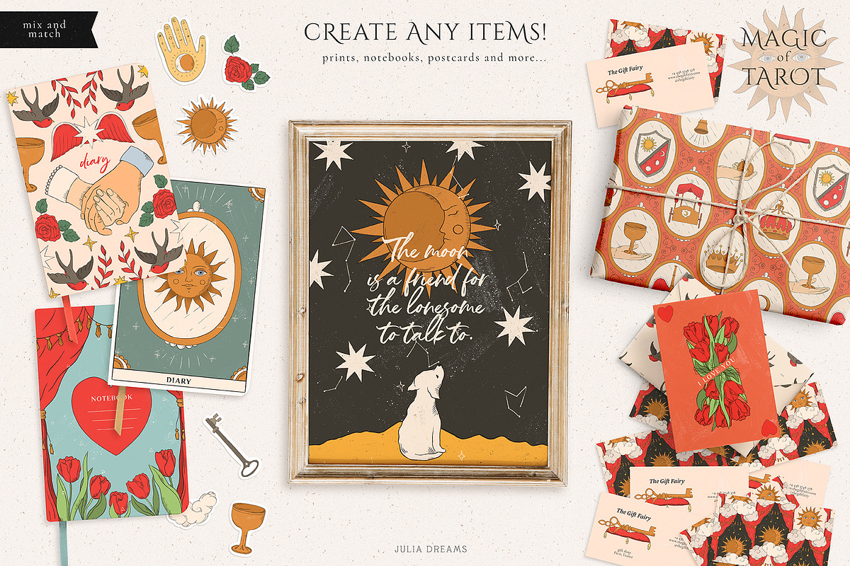 Magic of Tarot Collection, an Animal Illustration by Julia Dreams (Photo 4 of 15)