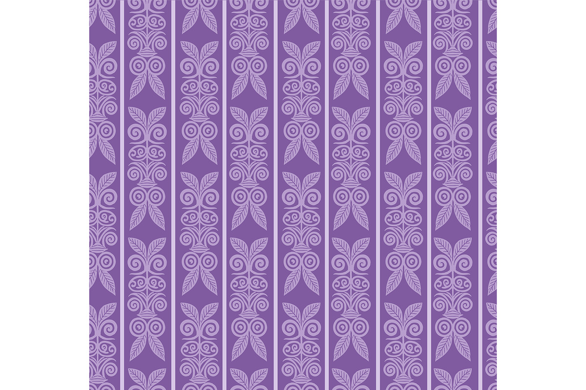Purple Tropical Stripe Seamless, a Pattern Graphic by Sharon Schwalbe (Photo 4 of 5)