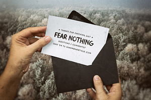 Fear Nothing Brush Font