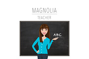 Teacher Portrait Creator | Clip Art, an Education Illustration by Lauren Lesley Studio (Thumbnail 18 of 33)