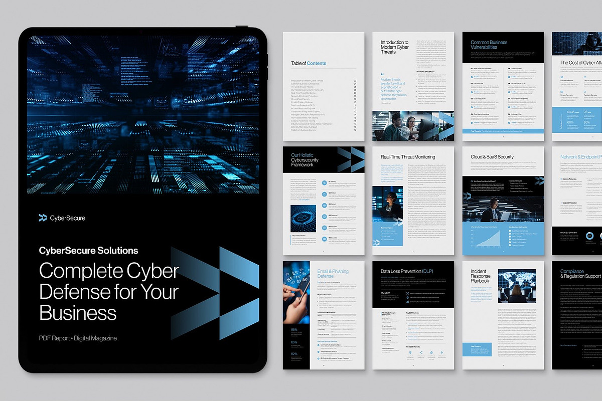 Ebook & Digital Magazine Template preview 6