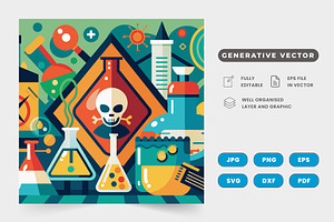 Capture the abstract beauty of lab s, a Graphic by SaroStock