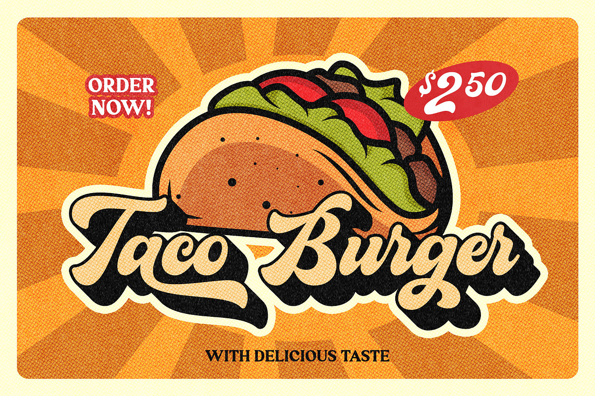 The Buntank - Retro Script, a Script Font by Arterfak Project (Photo 11 of 14)