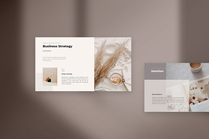 Simple Business Presentation CANVA