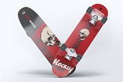 Skateboard Mock-Up, a Product Mockup by Se٧enStudio (Thumbnail 2 of 8)