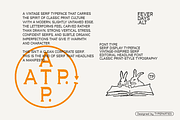 Fever Days Alt - Raw Serif Font, a Serif Font by Typeparties (Thumbnail 2 of 8)
