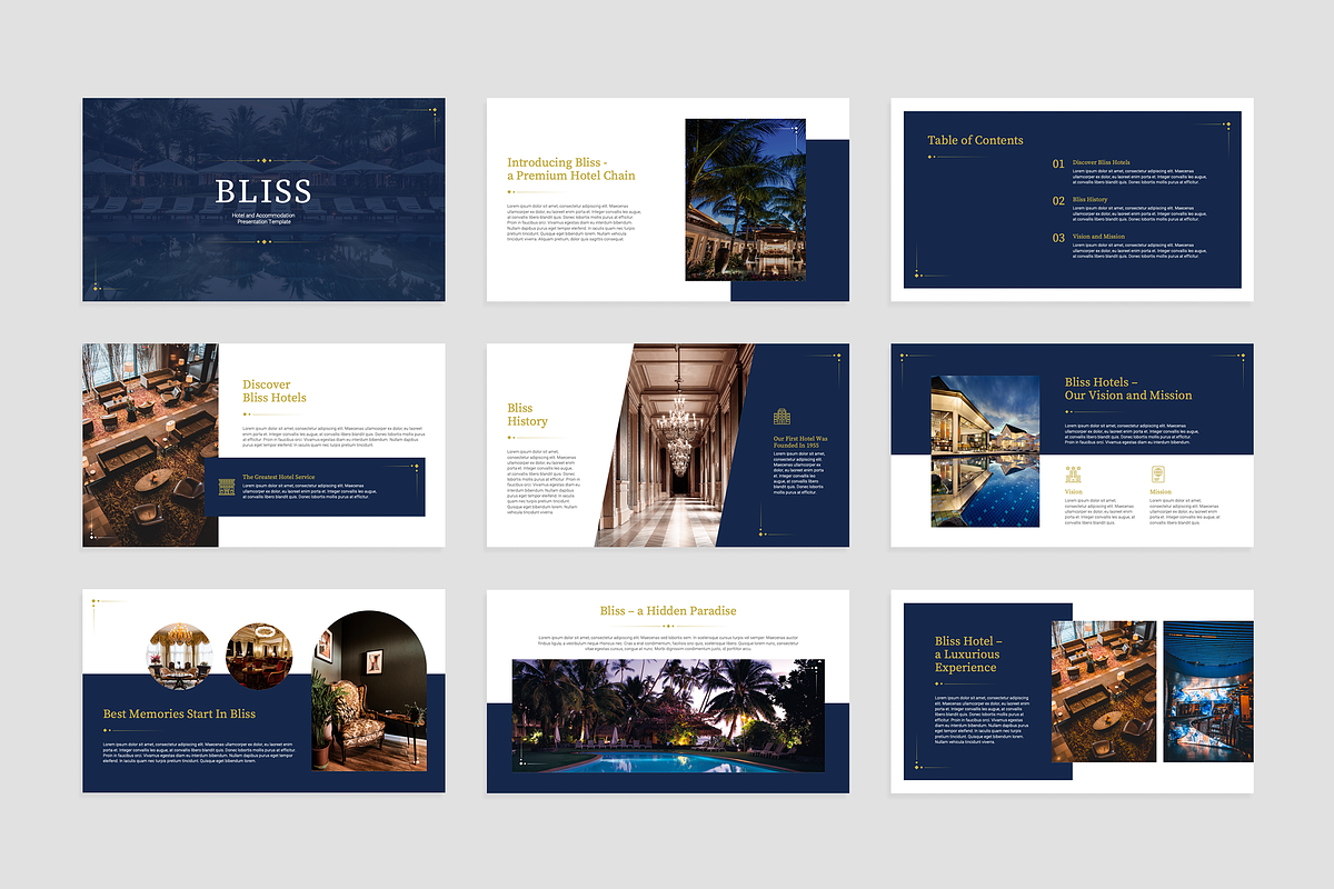 Hotel and Accommodation Google Slide, a Presentation Template by Flat Icons (Photo 4 of 4)
